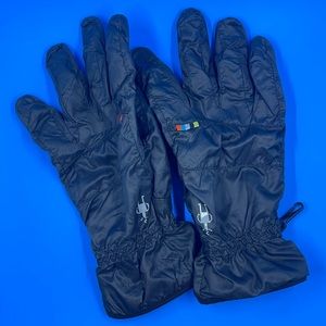 Smart wool medium adult gloves black